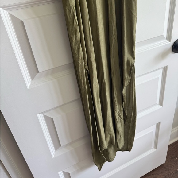 S/W/F Plunge Dress in Amazon Green - Picture 12 of 16